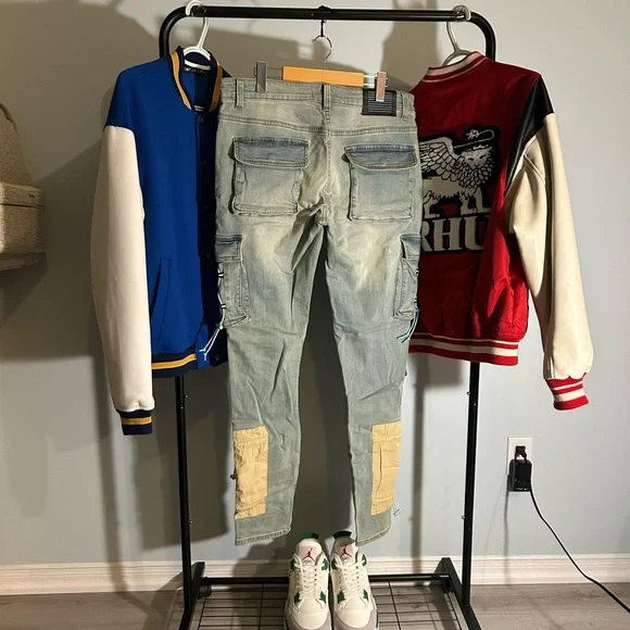 Serenede "CYBER CLOUD'" Cargo Jeans - Picture 4 of 5